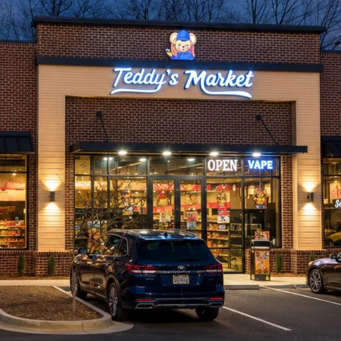 Teddy's Market branding
